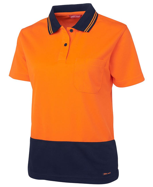 JB's Ladies Hi Vis S/S Comfort Polo