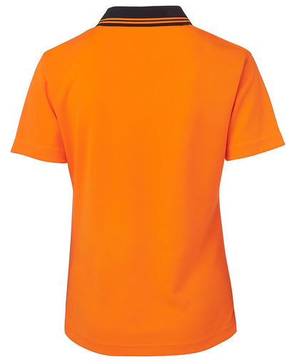 JB's Ladies Hi Vis S/S Comfort Polo