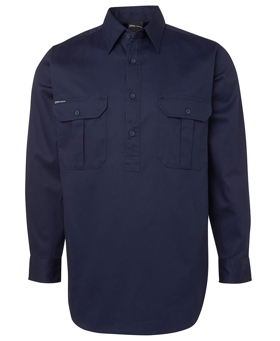 JB's Close Front L/S 190G Work Shirt