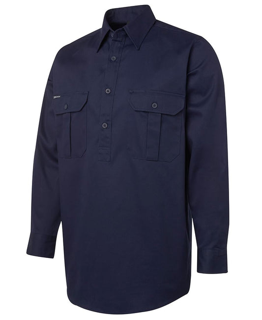 JB's Close Front L/S 190G Work Shirt