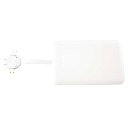 Kano 5000 mAh Wireless power bank  with 3-in-1 cable