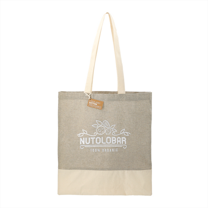 Split Recycled 150ml Cotton Twill Convention Tote