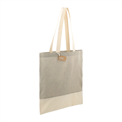 Split Recycled 150ml Cotton Twill Convention Tote