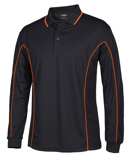 Podium L/S Piping Polo