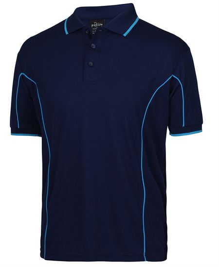 Podium S/S Piping Polo