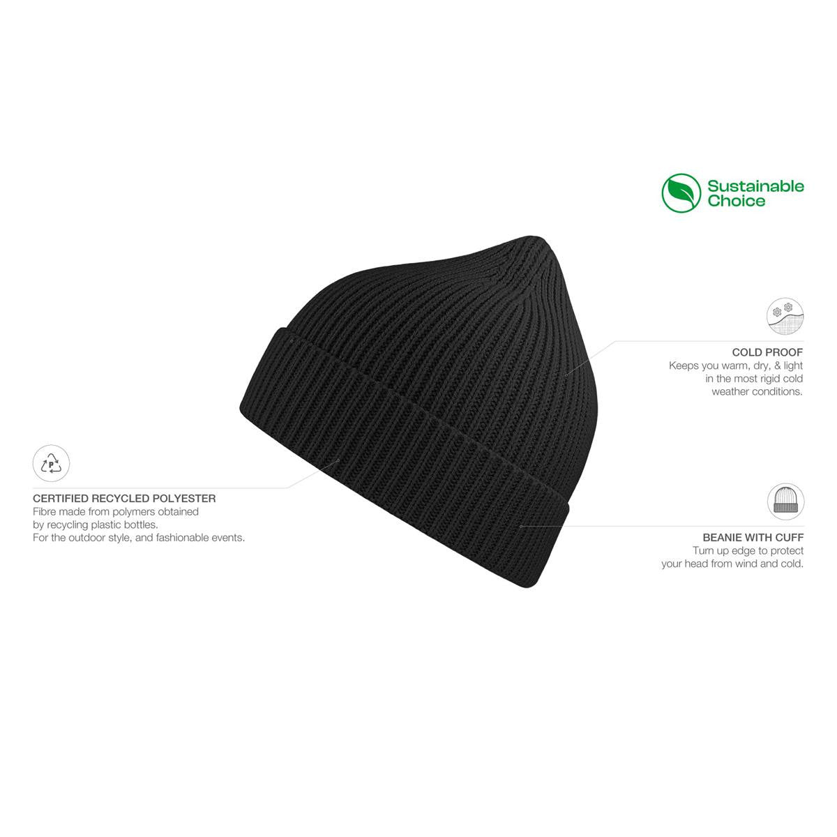 A4520    Andy Recycled Beanie