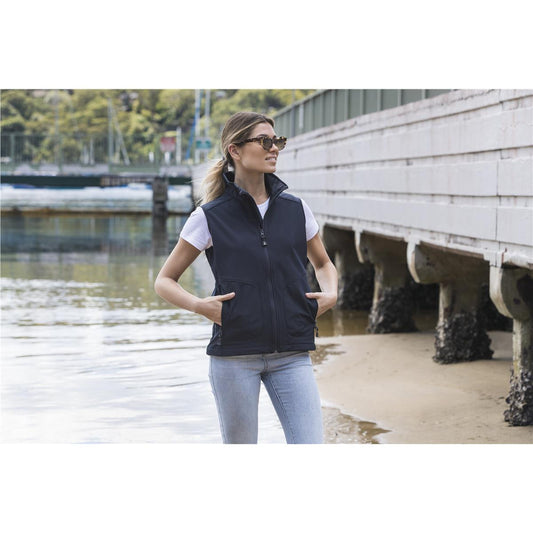 BN101W    Morgan Women's Softshell Vest