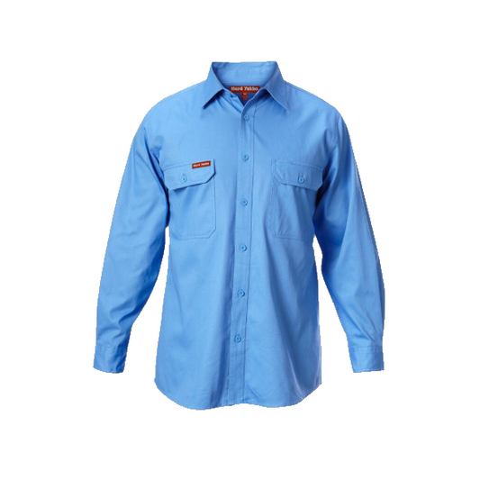 COTTON DRILL LONG SLEEVE SHIRT