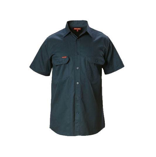 COTTON DRILL SHORT SLEEVE SHIRT