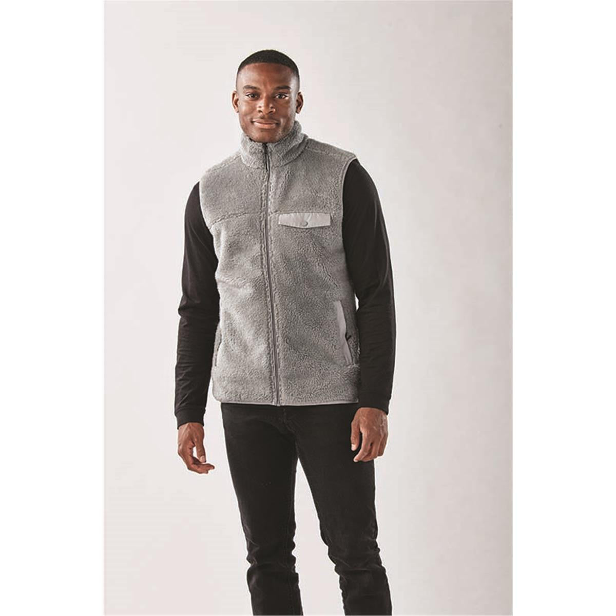 DLV-1    Men's Bergen Sherpa Fleece Vest