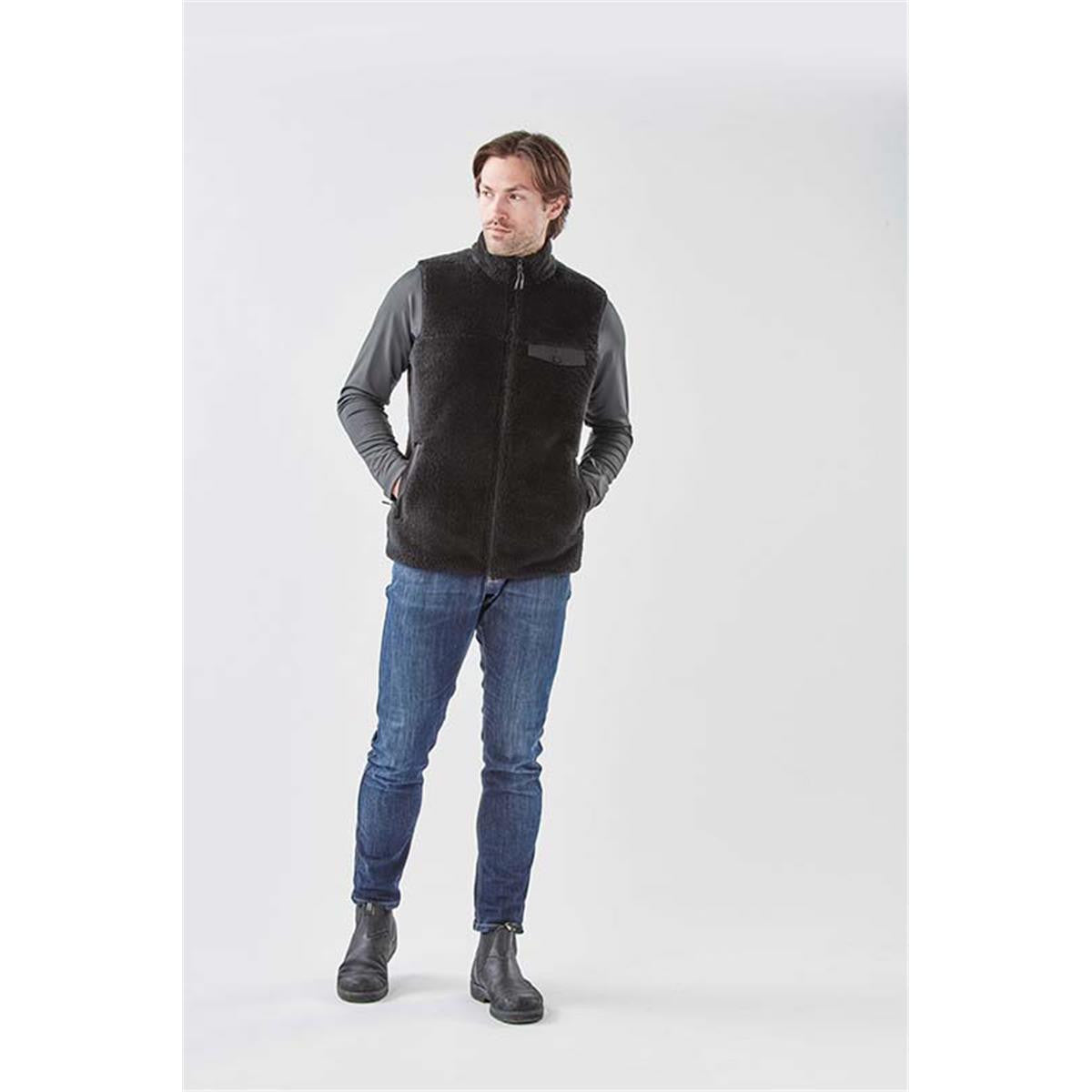 DLV-1    Men's Bergen Sherpa Fleece Vest