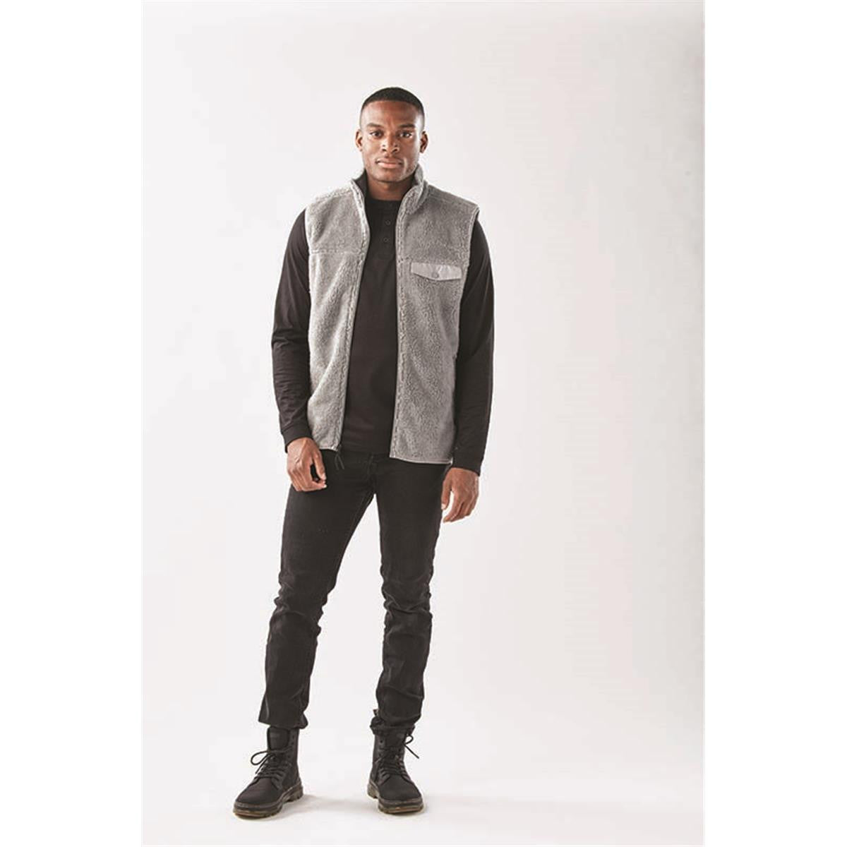 DLV-1    Men's Bergen Sherpa Fleece Vest