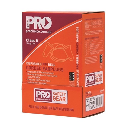 Probell Disposable Corded Earplugs Corded