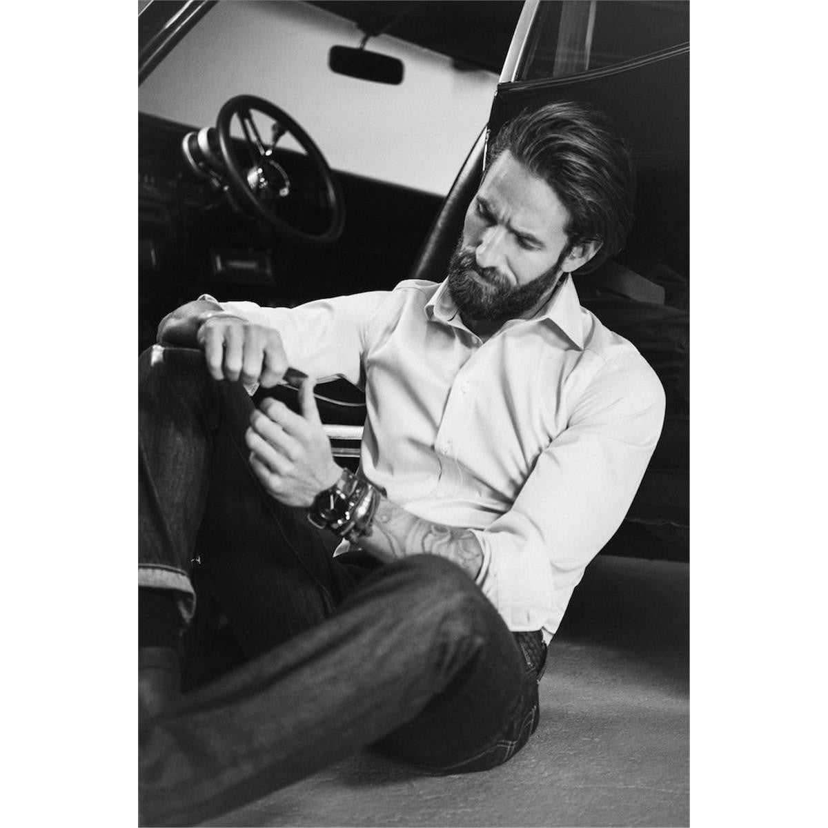 HF301    Green Bow 01 Men's Shirt