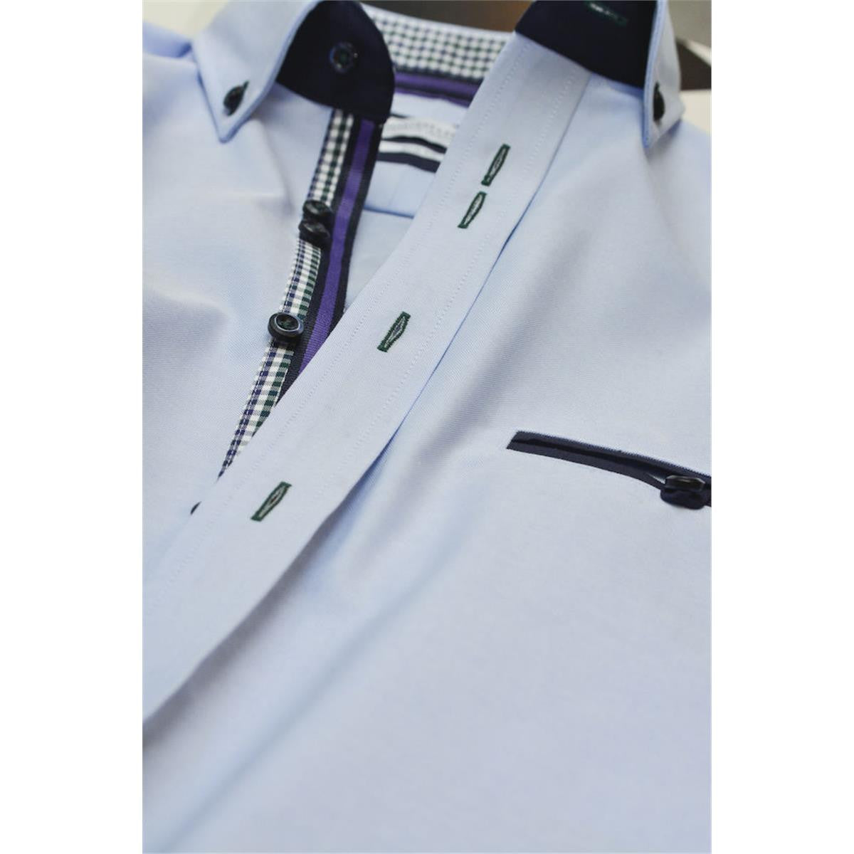 HF340    Purple Bow 40 Men's Shirt