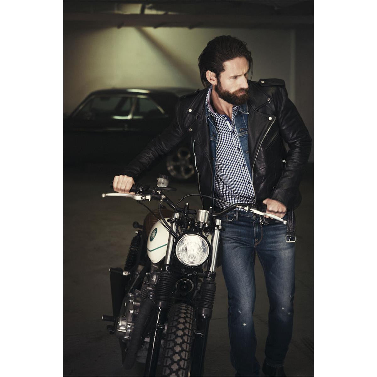 HF341    Purple Bow 41 Men's Shirt