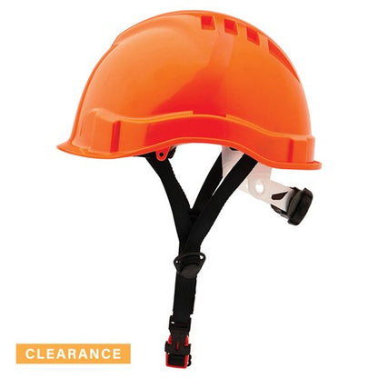 V6 Hard Hat Unvented Micro Peak Ratchet Harness Linesman