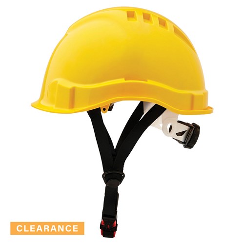 V6 Hard Hat Unvented Micro Peak Ratchet Harness Linesman