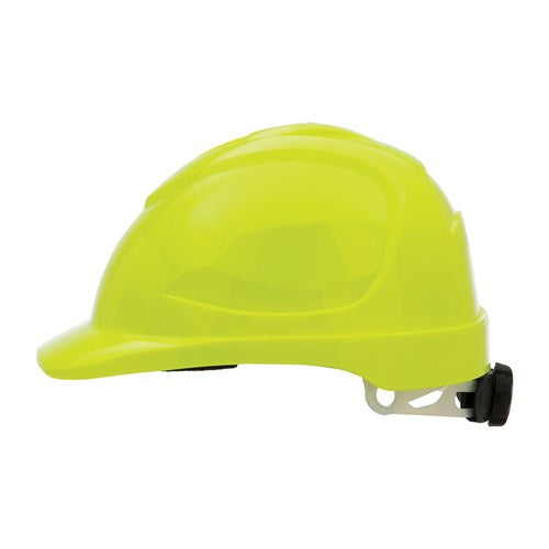 V9 Unvented Polycarbonate Type 2 Hard Hat with Ratchet Harness