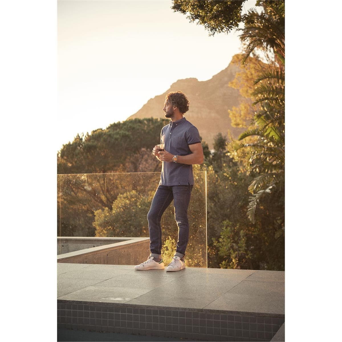 JH204S    Larkford Men's Cotton Polo