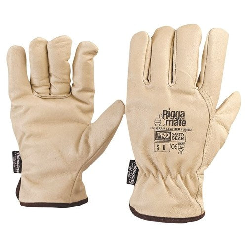 RIGGAMATE® LINED GLOVE - PIG GRAIN LEATHER