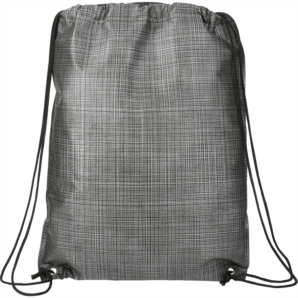 Crossweave Heat Sealed Drawstring Bag