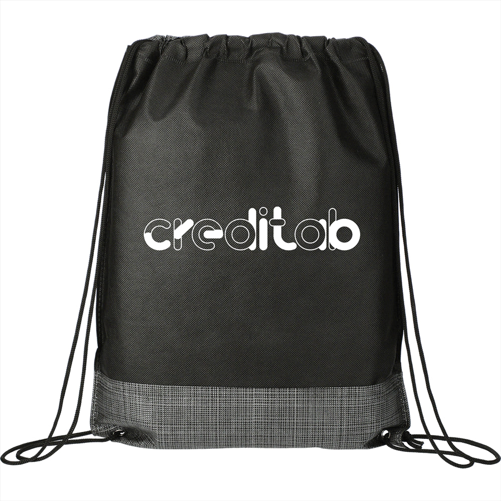 Crossweave Heat Sealed Drawstring Bag