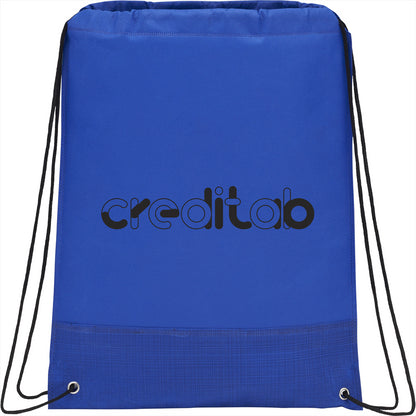 Crossweave Heat Sealed Drawstring Bag