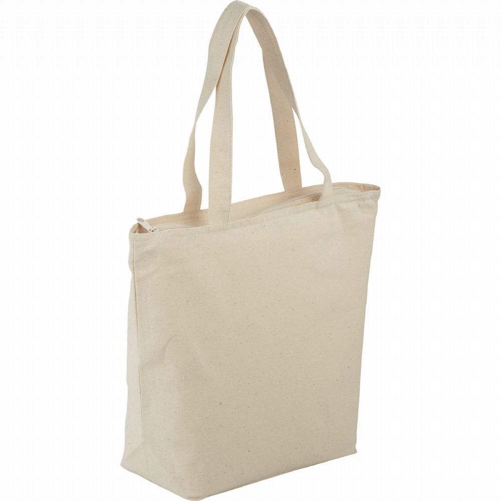 Cotton Maine Zippered Tote 15L