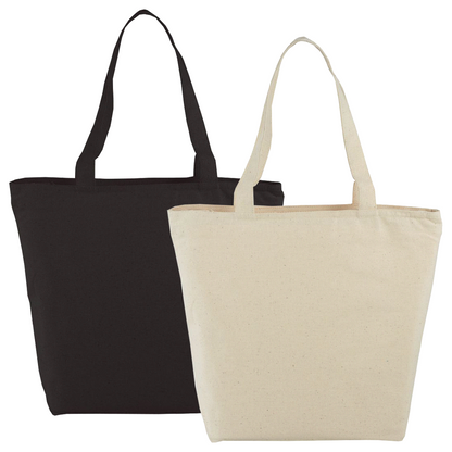 Cotton Maine Zippered Tote 15L