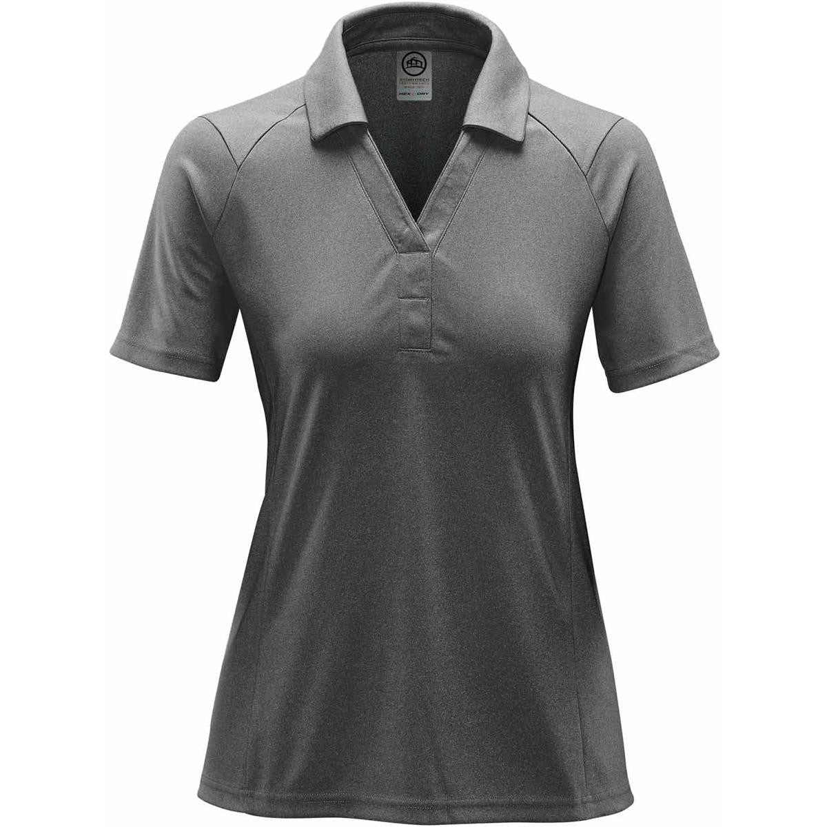SPL-1W    Women's Mistral Heathered Polo