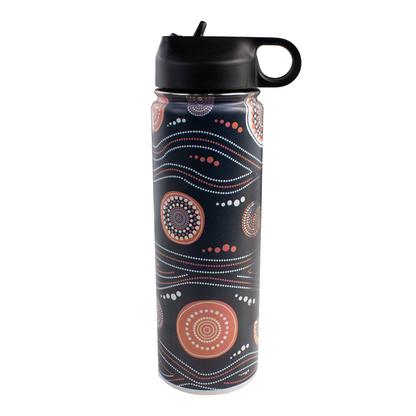 Trekk Stainless Drink Bottle with Rotary Digital Print - 700ml