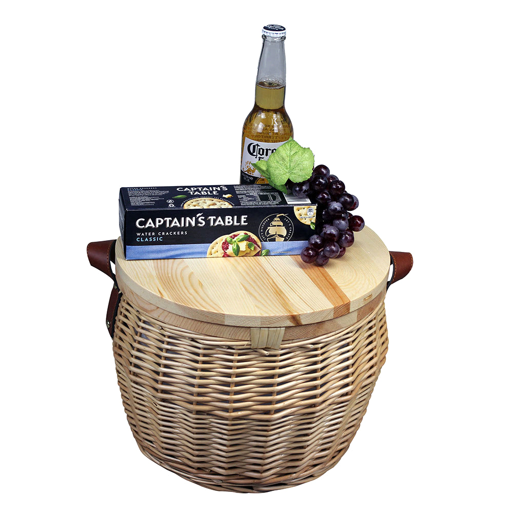 Portofino Trekk Wicker Cooler Basket 25L