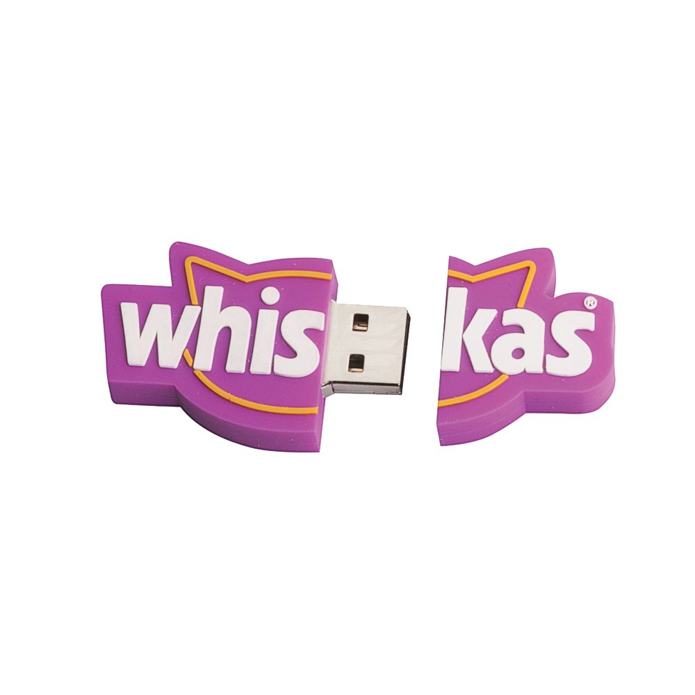 2D Custom Shape USB Flash Drive - Factory Direct