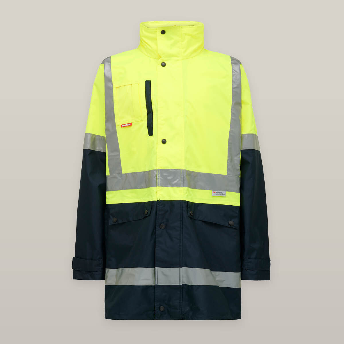 Hi-Vis 4-In-1 Taped Wet Weather Jacket