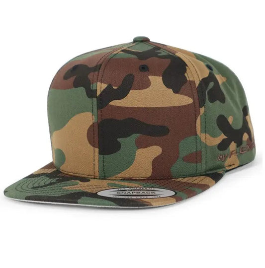 6689Flat Classic Cap – Green Camo