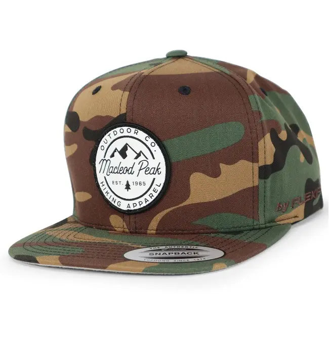 Macleod Scotland - 6689Flat Classic Cap – Green Camo