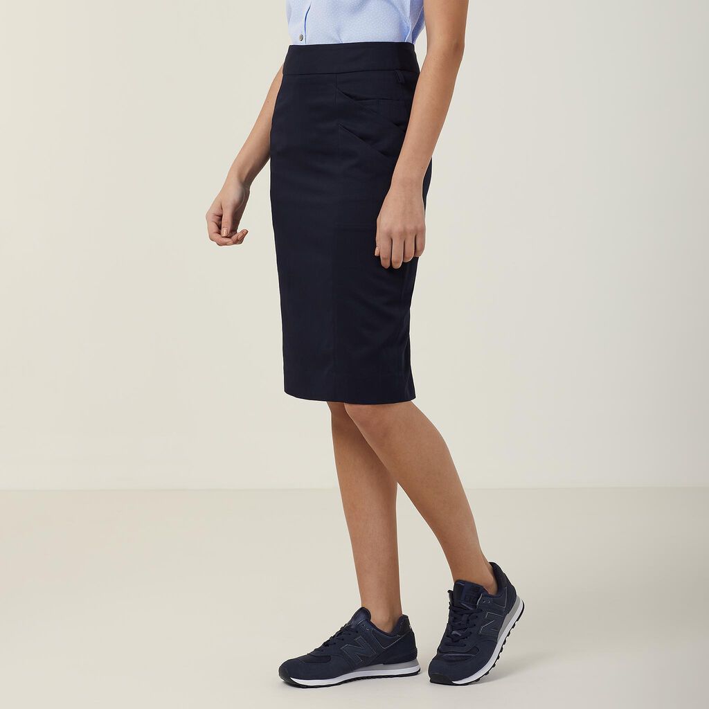 Poly Viscose Gaberdine Health Tech Skirt