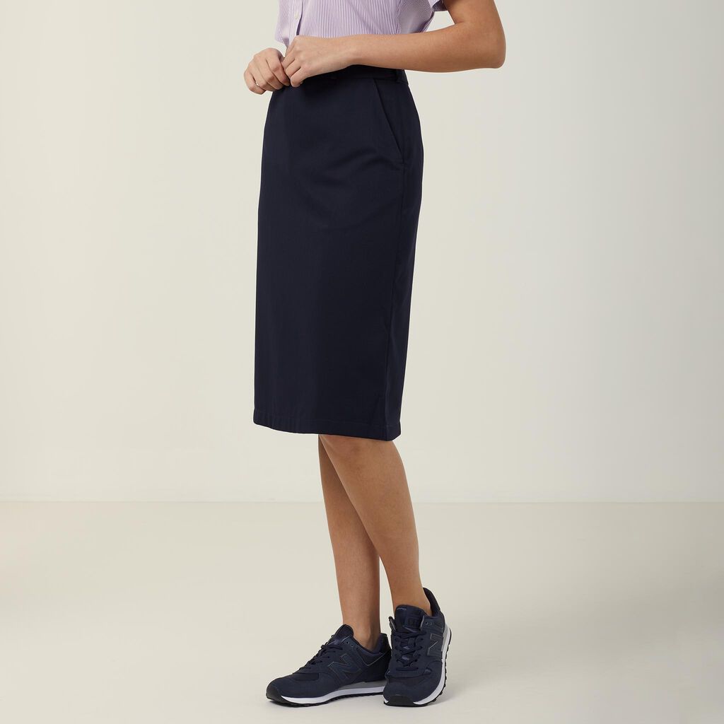 Poly Viscose Gaberdine Secret Waist Skirt