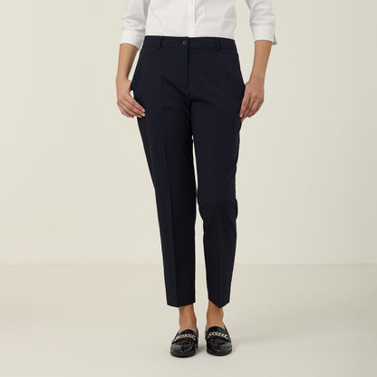 Stretch Wool Blend Slimline Pant