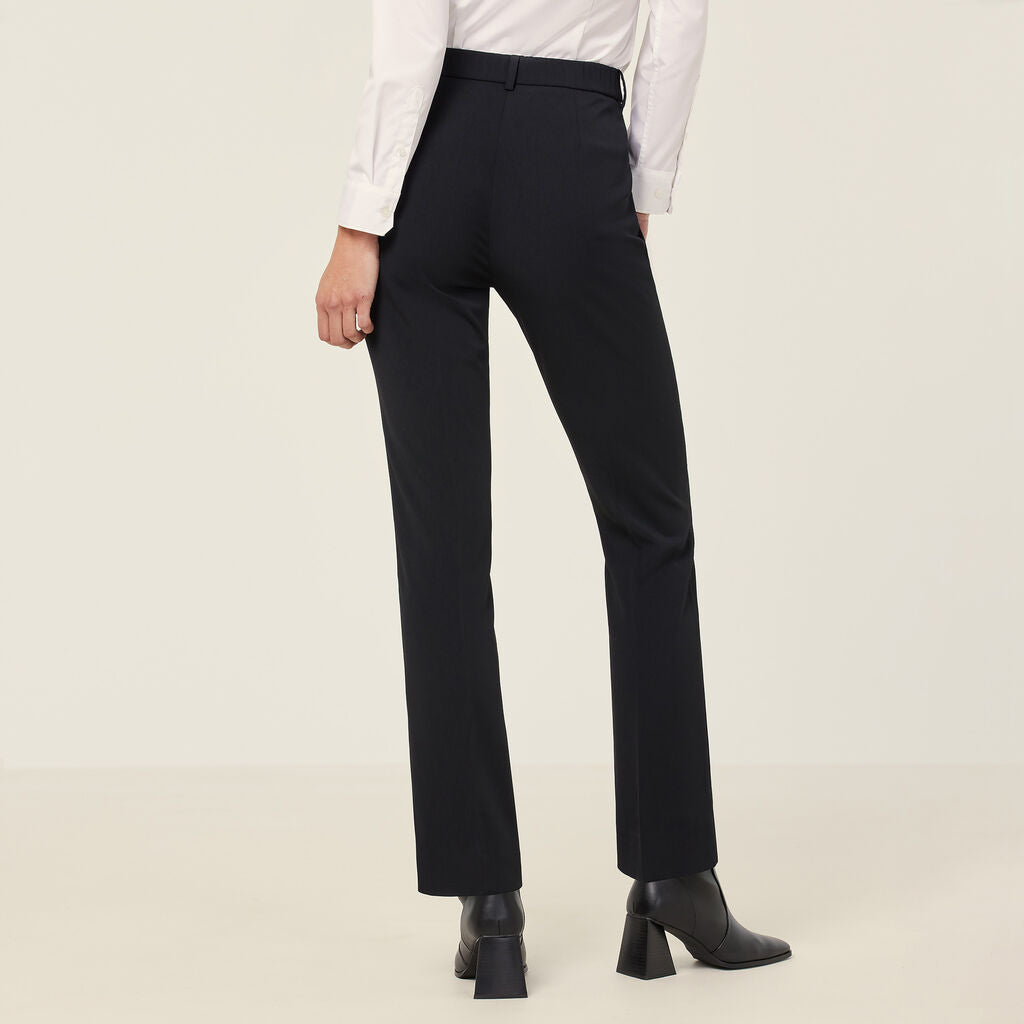 Crepe Stretch Straight Leg Pant