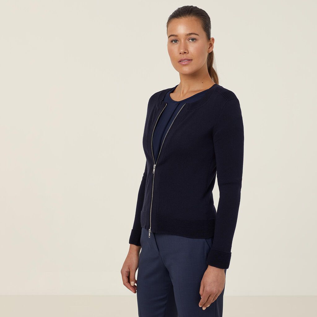 Merino Wool Knit Jacket