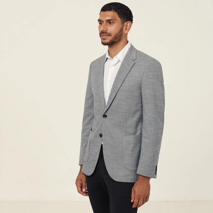 Linen Look Half-Lined Jacket