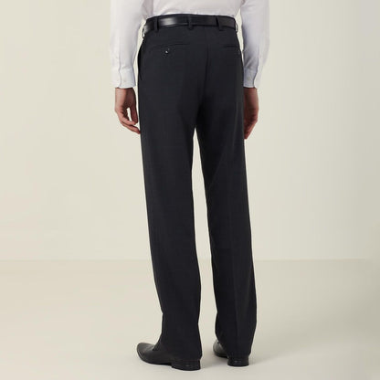 Stretch Wool Blend Flat Front Pant