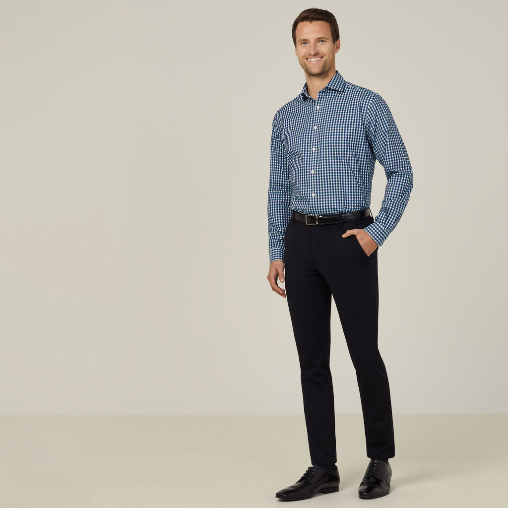 Poly Viscose Stretch Twill Slim Leg Pant