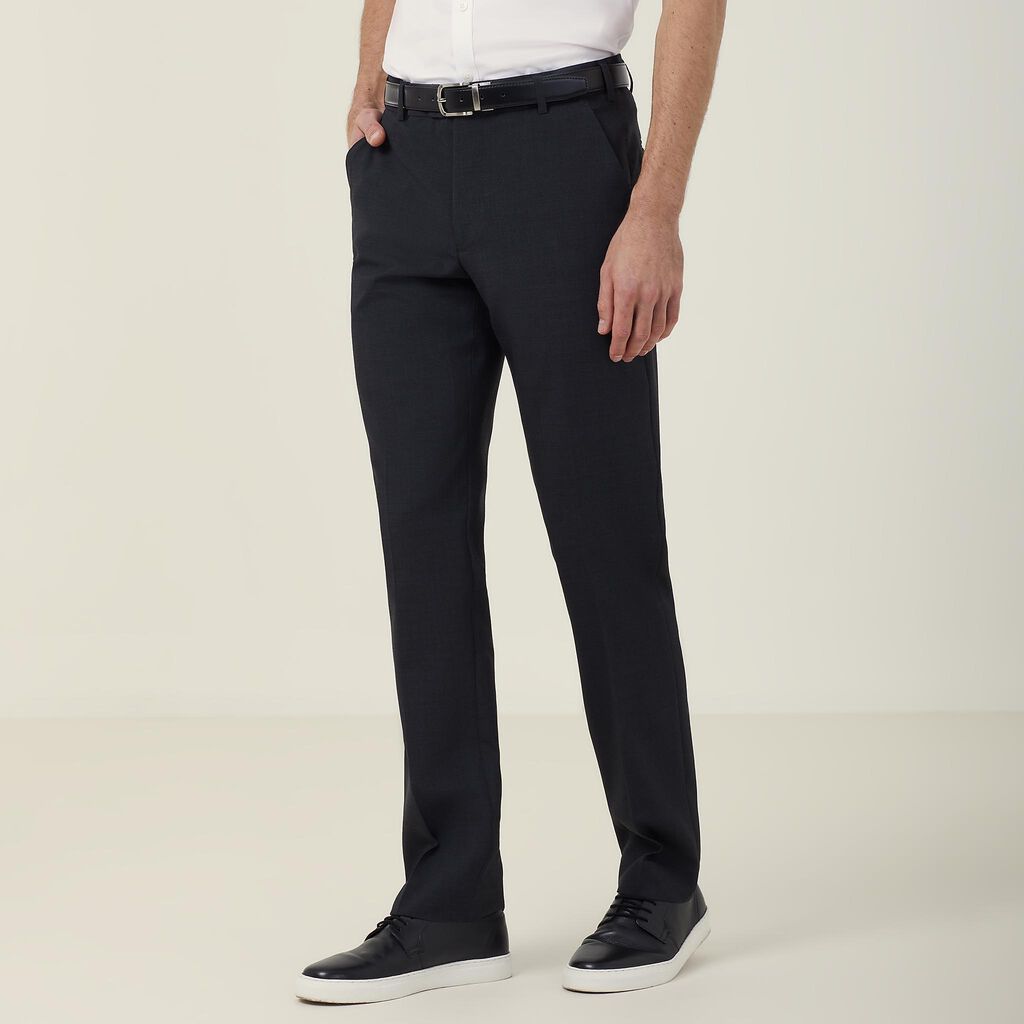 Stretch Wool Blend Slim Leg Pant