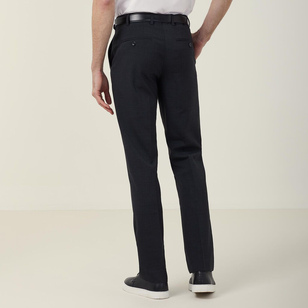 Stretch Wool Blend Slim Leg Pant