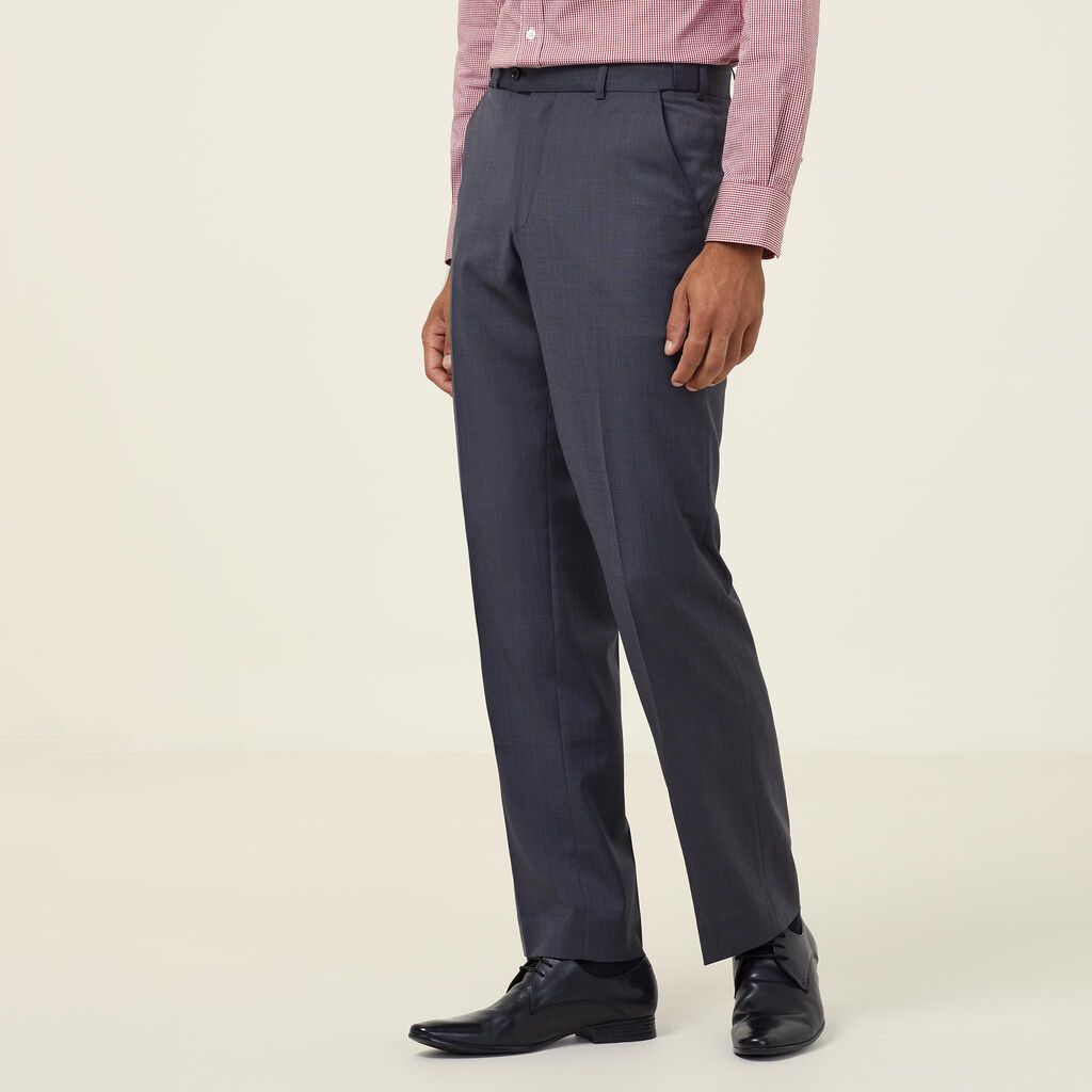 Sharkskin Flat Front Pant