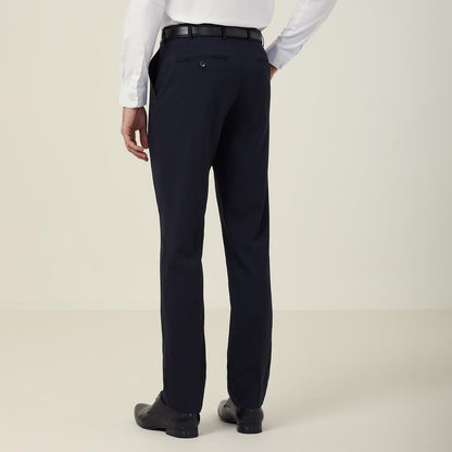 Stretch Wool Blend Slim Leg Pant