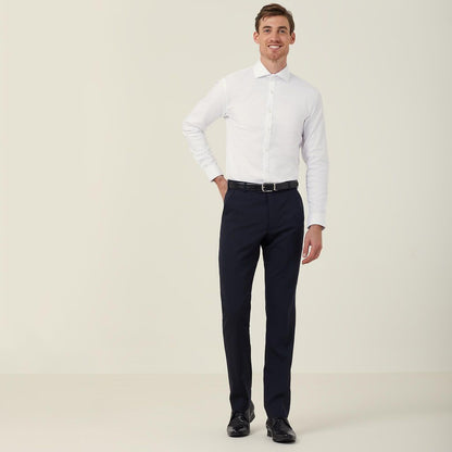 Stretch Wool Blend Slim Leg Pant